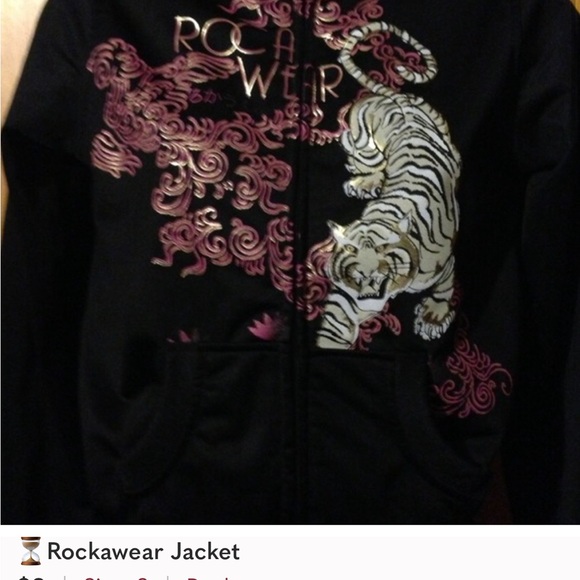 Vintage Rockawear Zip Up Jacket - Picture 2 of 2